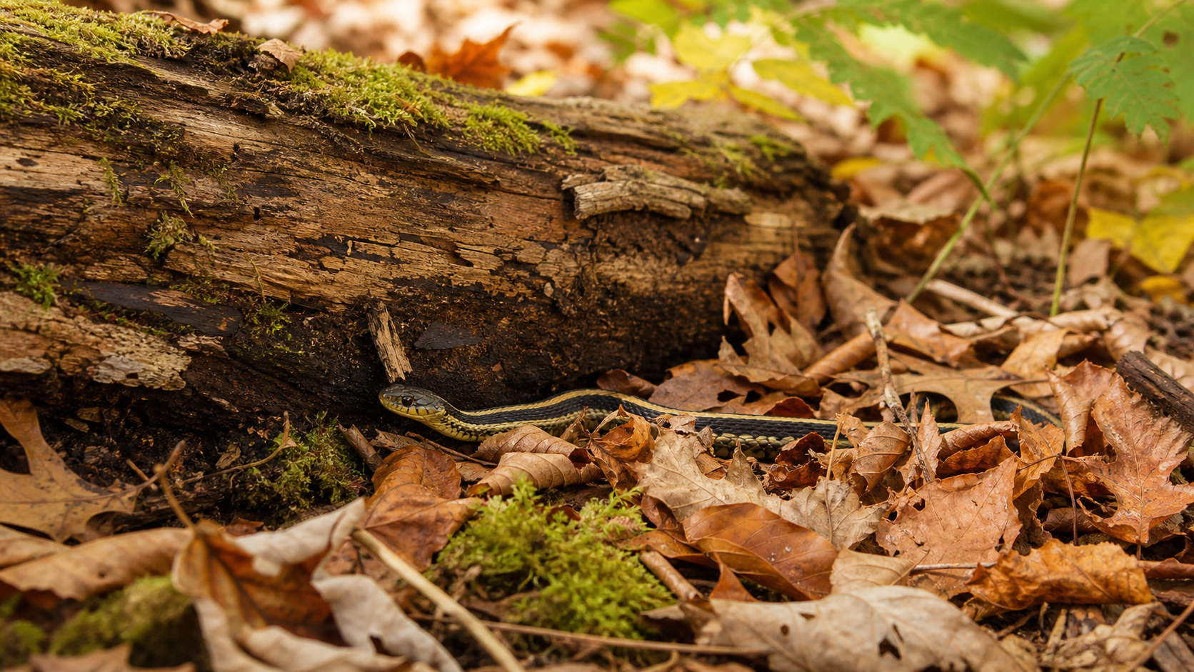 Temperature Fluctuations and Reptile Behaviour 5 Reptile in a seasonal microhabitat with safe cover